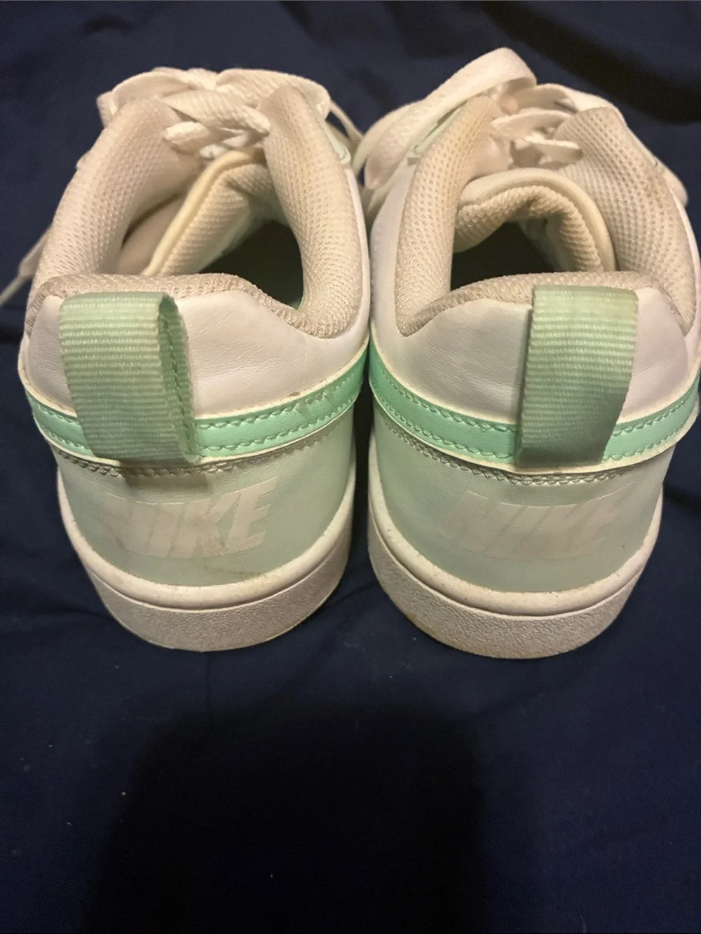 Nike Women’s Low-Top Sneakers in Mint Green and White